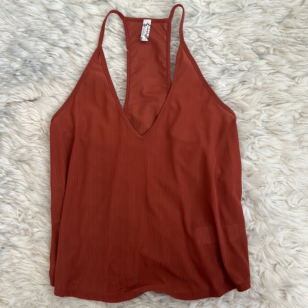 Free People | NWOT | Burnt orange top